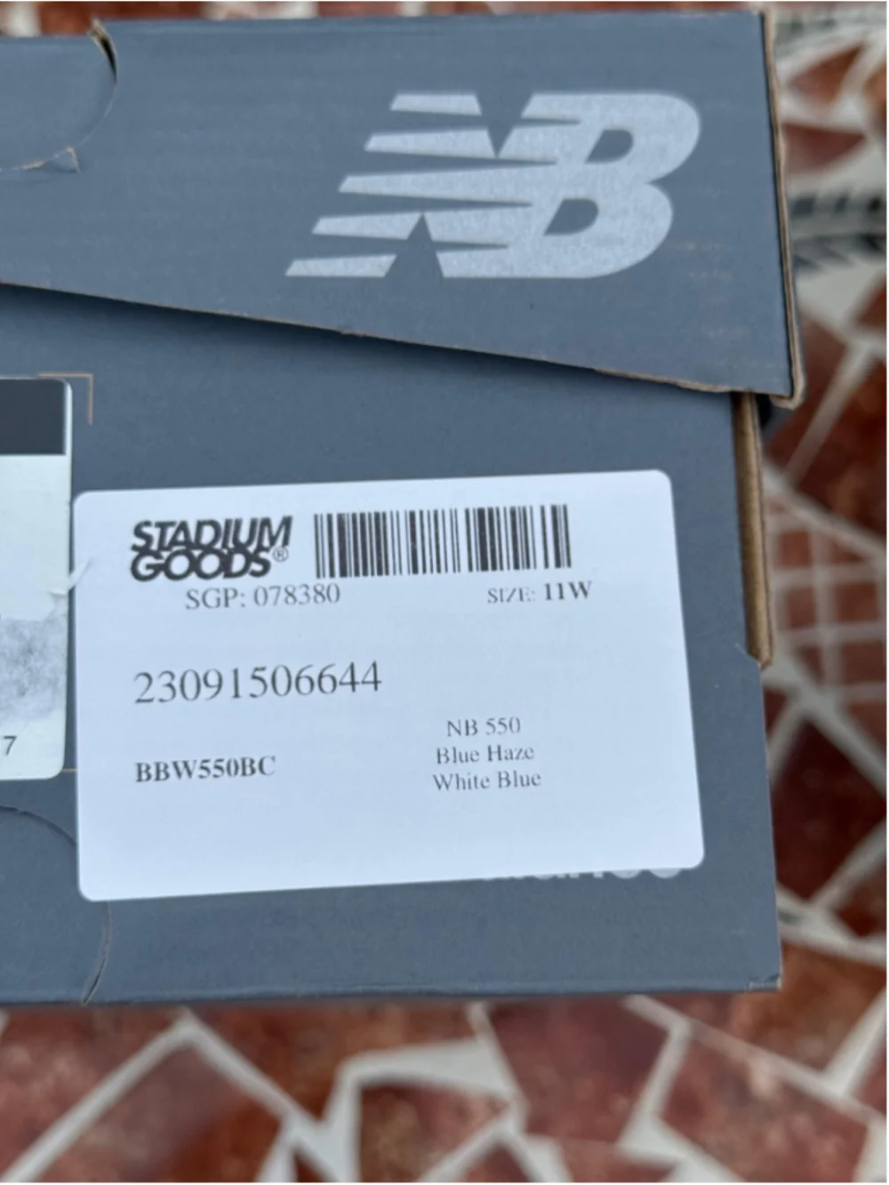 Gemini said New Balance 550 Women's "University Blue" UNC - Size 11W BBW550BC - Picture 5 of 6